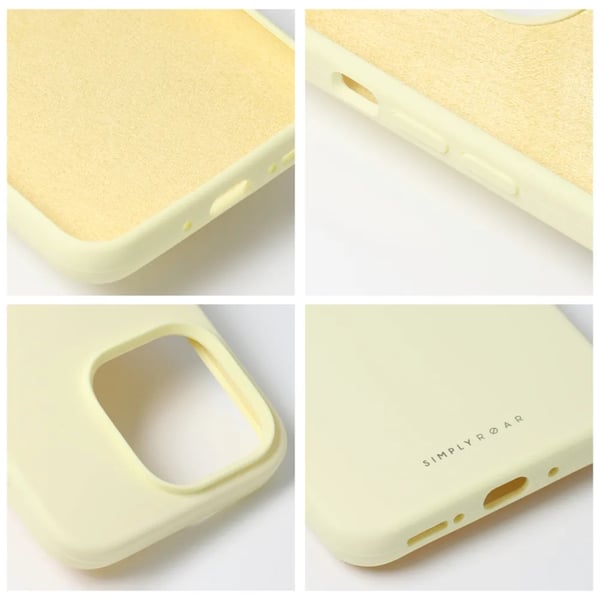 Mobilcover til iPhone 15 Roar Cloud Skin - Lysegul