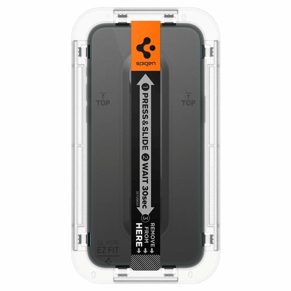 Spigen [2-Pack] iPhone 15 Pro Härdat Glas Skärmskydd 'EZ' Fit