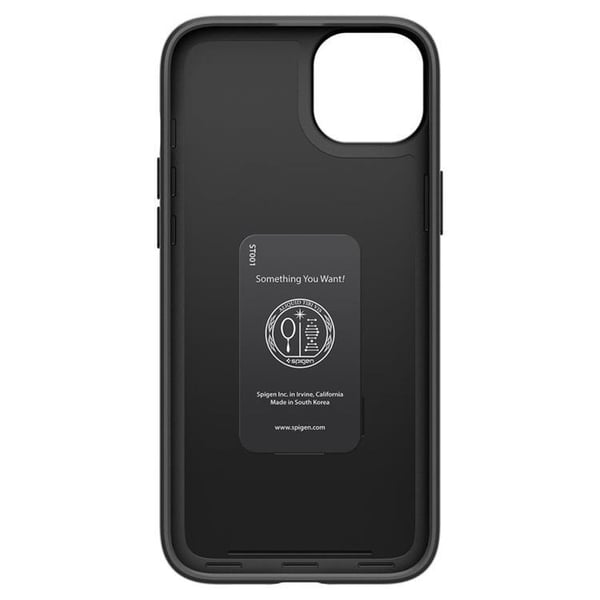 Spigen matkapuhelimen kuori iPhone 15 Plus Thin Fit - Musta