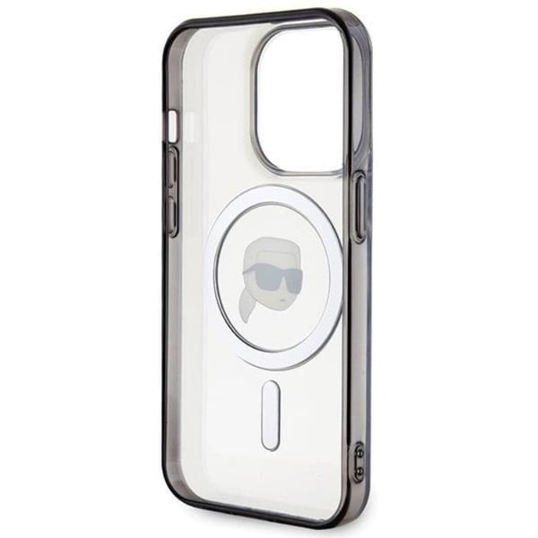 Karl Lagerfeld Mobilskal till iPhone 15 Pro Magsafe IML Karl`s Head