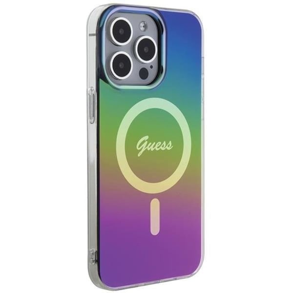 Guess Mobilskal till iPhone 15 Pro Magsafe IML Iridescent - Svart