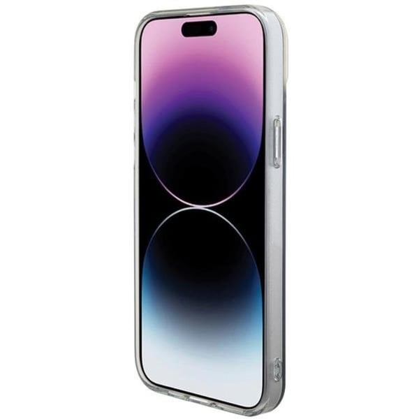 Guess Mobilskal till iPhone 15 Pro Magsafe IML Iridescent - Svart