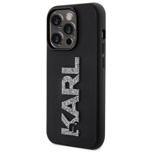 Karl Lagerfeld Mobilskal till iPhone 15 Pro Max 3D Glitter Logo