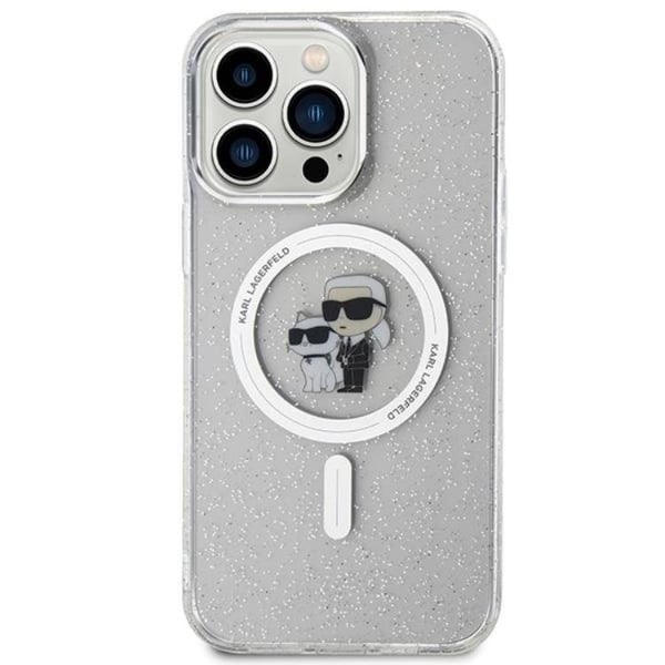 KARL LAGERFELD Mobilskal till iPhone 15 Pro Max Magsafe Glitter