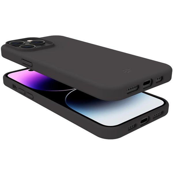 Celly Mobilskal till iPhone 15 Pro Max Planet Soft TPU - Svart