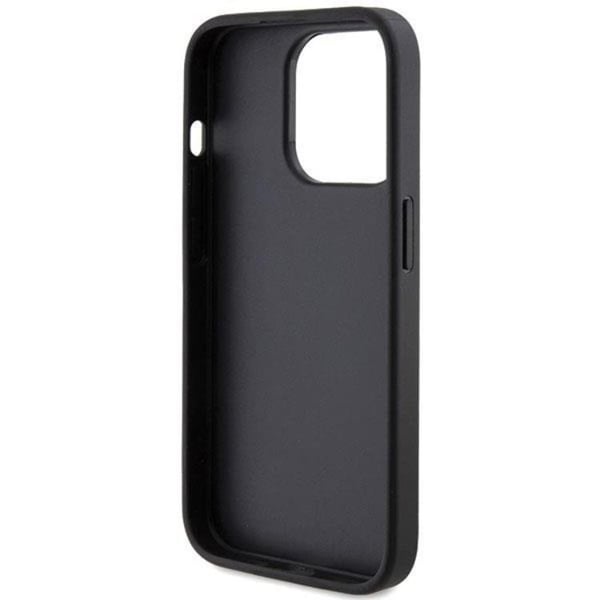 Guess Mobilskal till iPhone 15 Pro Glitter Script Big - Svart