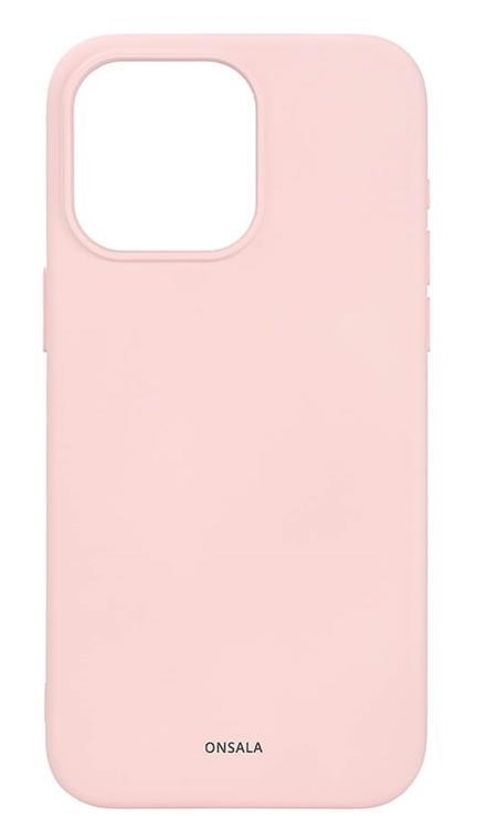 Onsala Mobilskal till iPhone 15 Pro Max Magsafe Silicone - Chalk Rosa