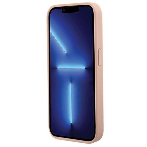 Guess Mobilskal till iPhone 15 Pro Max Croco Triangle Metal Logo