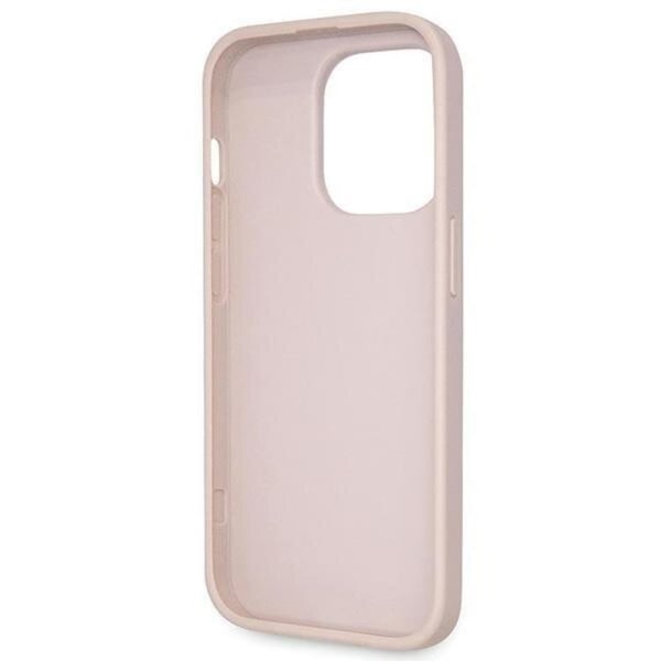 Guess Mobilskal till iPhone 13 Pro Crossbody Metall Logo - Rosa