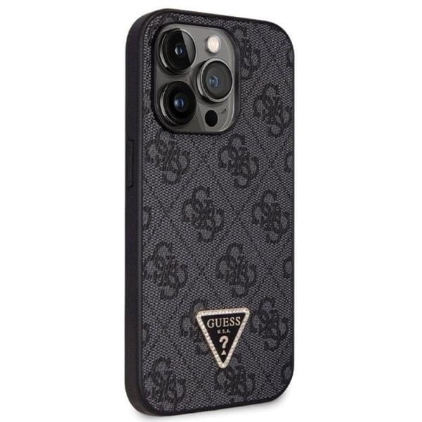 Guess Mobilskal till iPhone 13 Pro Crossbody Metall Logo - Svart