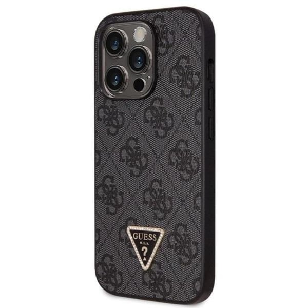 Guess Mobilskal till iPhone 13 Pro Crossbody Metall Logo - Svart