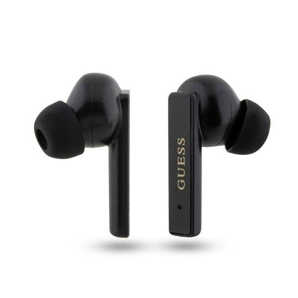 Guess TWS Bluetooth In-Ear Hörlurar + Dock Printed Logo Svart