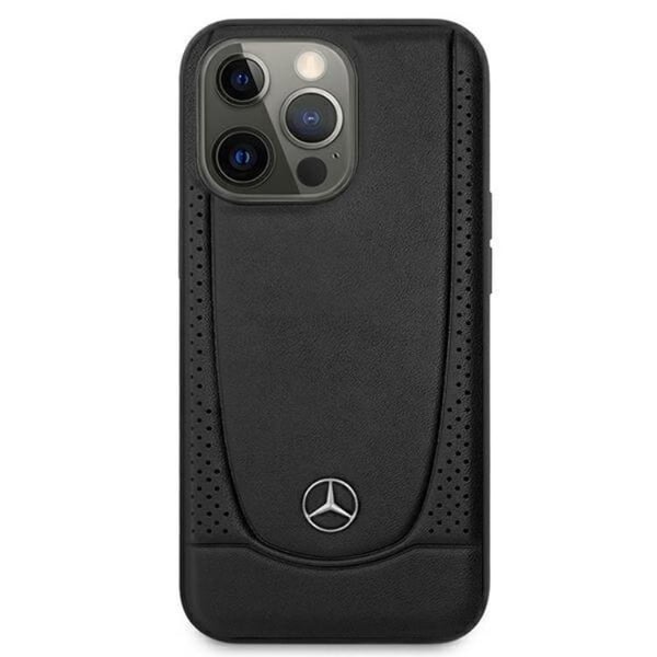 Mercedes Mobilskal till iPhone 15 Pro Max Läder Urban - Svart