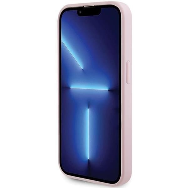 Guess Mobilskal till iPhone 14 Pro Max Magsafe Saffiano - Rosa