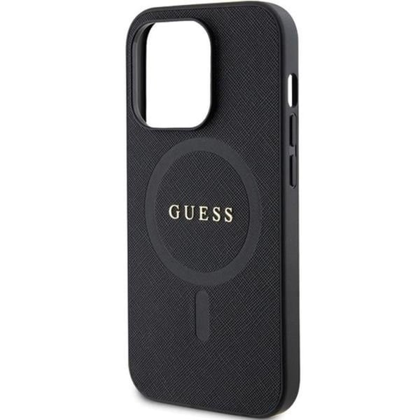 Guess Mobilskal till iPhone 14 Pro Max Magsafe Saffiano - Svart