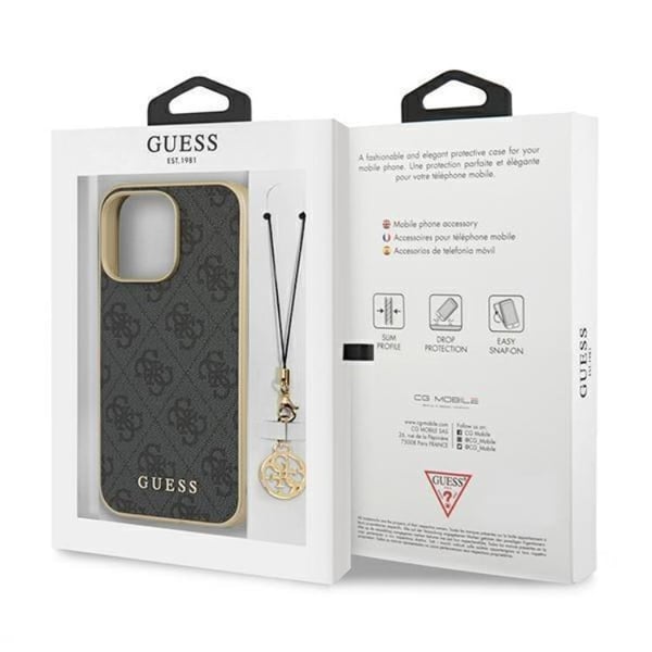 Guess Mobilskal till iPhone 13 Pro Max Charms Collection - Grå