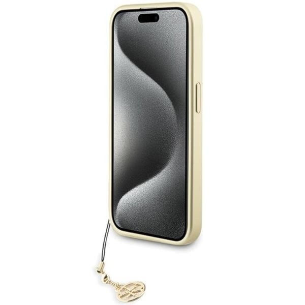 Guess Mobilskal till iPhone 15 Pro Charms Collection - Grå