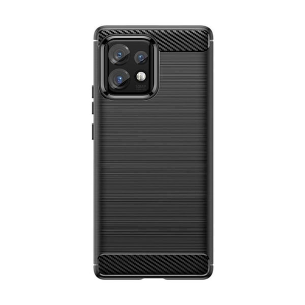 Mobilskal till Motorola Edge 40 Pro Carbon Silikon - Svart