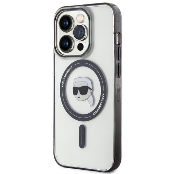 KARL LAGERFELD Mobilskal till iPhone 15 Pro Max Magsafe Karl's Head