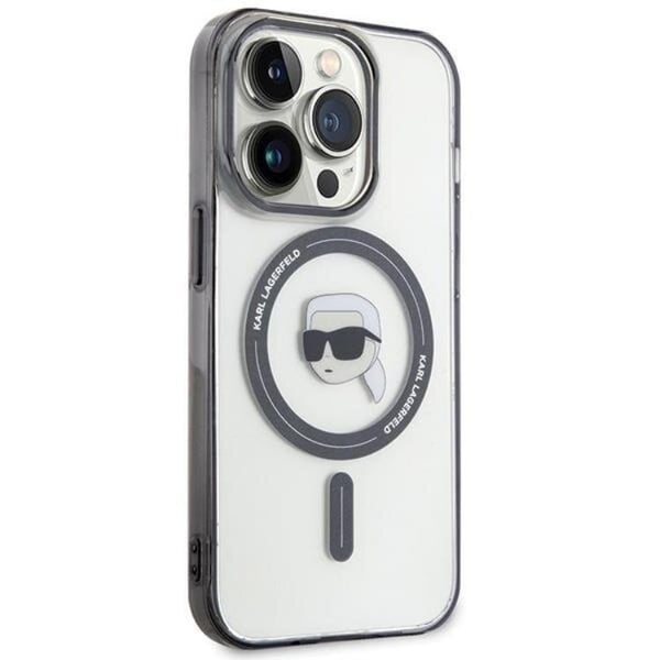 KARL LAGERFELD Mobilskal till iPhone 15 Pro Max Magsafe Karl's Head