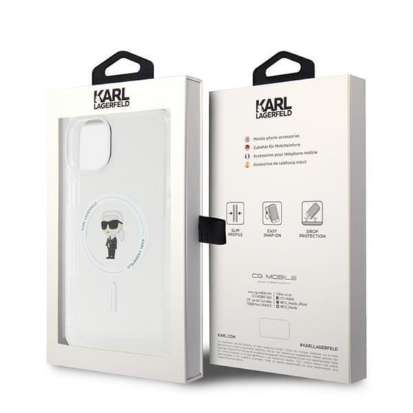 Karl Lagerfeld Mobilskal till iPhone 15 Plus Magsafe IML Ikonik