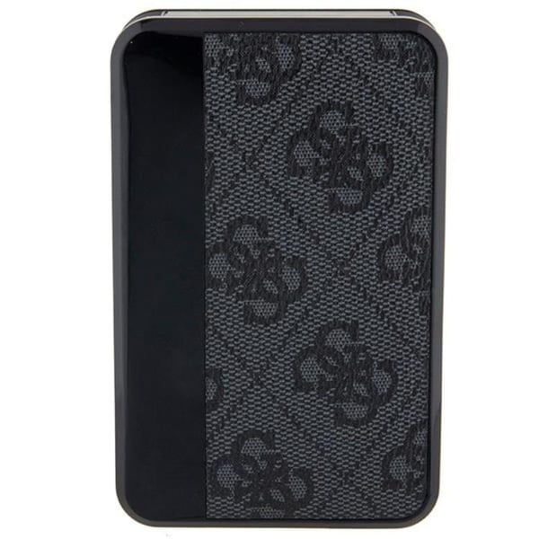 Guess Powerbank 18W 10000mAh 4G Læder Metal Logo - Sort