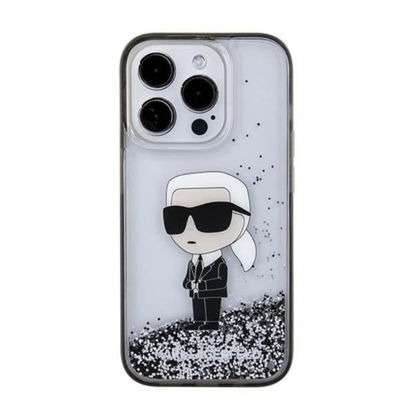 Karl Lagerfeld Mobilskal till iPhone 15 Pro Liquid Glitter Ikonik