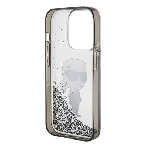 Karl Lagerfeld Mobilskal till iPhone 15 Pro Liquid Glitter Ikonik