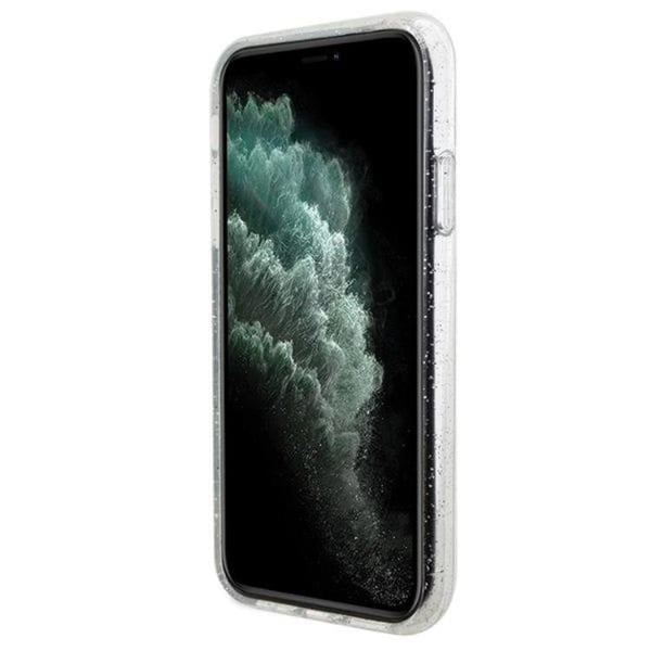 KARL LAGERFELD Mobilskal till iPhone 11/XR Magsafe Glitter - Clear