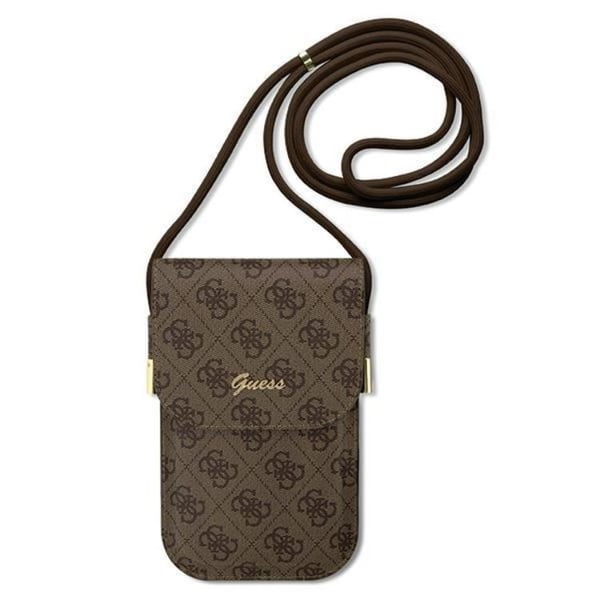 Guess Halsbandsfodral Metall Script Logo - Brun