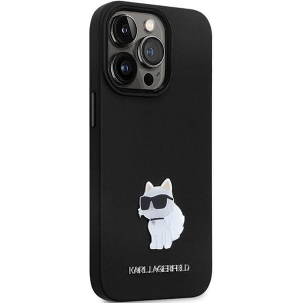 KARL LAGERFELD Mobilskal till iPhone 13 Pro Max Silikon C Metal Pin
