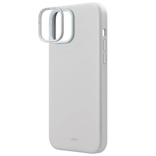 UNIQ Mobilskal till iPhone 15 Magsafe Lino Hue - Ljusgrå