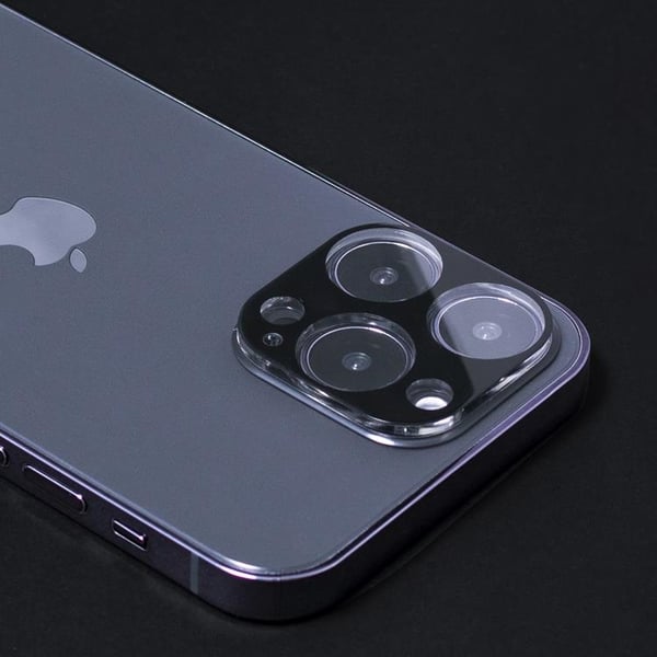 Wozinsky iPhone 15 Plus Kameralinsskydd i Härdat Glas 9H - Svart
