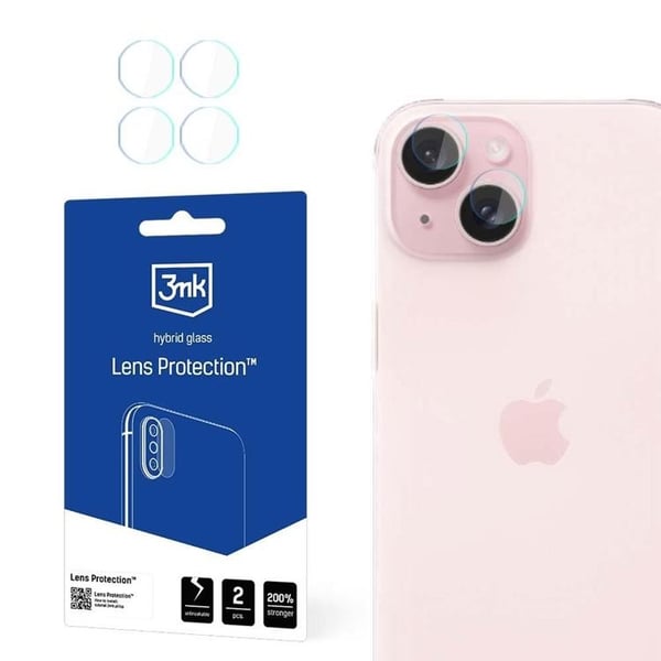 3MK iPhone 15 Plus Kameralinskydd
