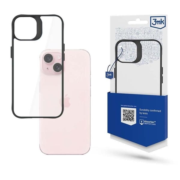 3MK Mobilskal till iPhone 15 Plus Satin Armor Plus - Clear