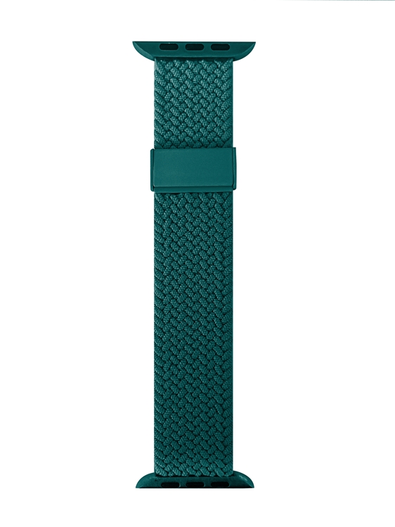 Puro Apple Watch (49/45/44/42mm) Armband Nylon - Grön