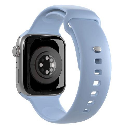 Puro Apple Watch (38/40/41mm) Armband Silicone - Ljusblå