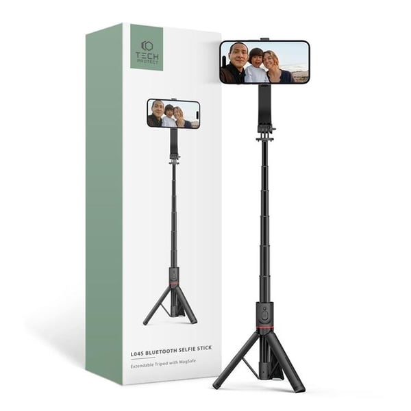 Tech-Protect Selfiestick Tripod Magsafe - Svart