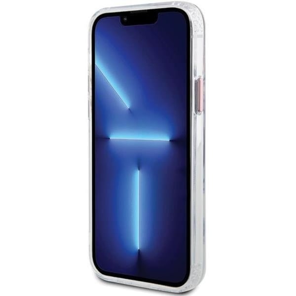 Guess Mobilskal till iPhone 12 Pro/12 Magsafe Metall Outline - Rosa