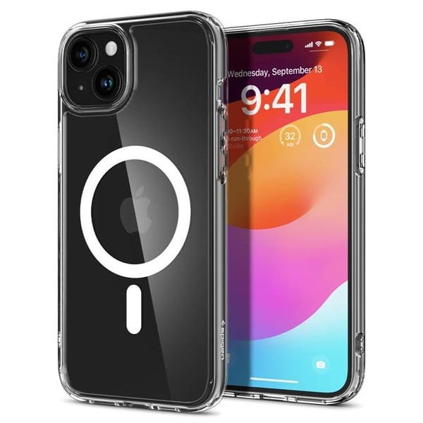 Spigen Mobilskal till iPhone 15 Magsafe Ultra Hybrid - Vit