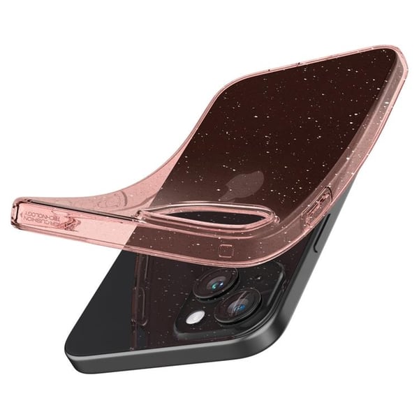 Spigen Mobilskal till iPhone 15 Plus Liquid Crystal - Rosa