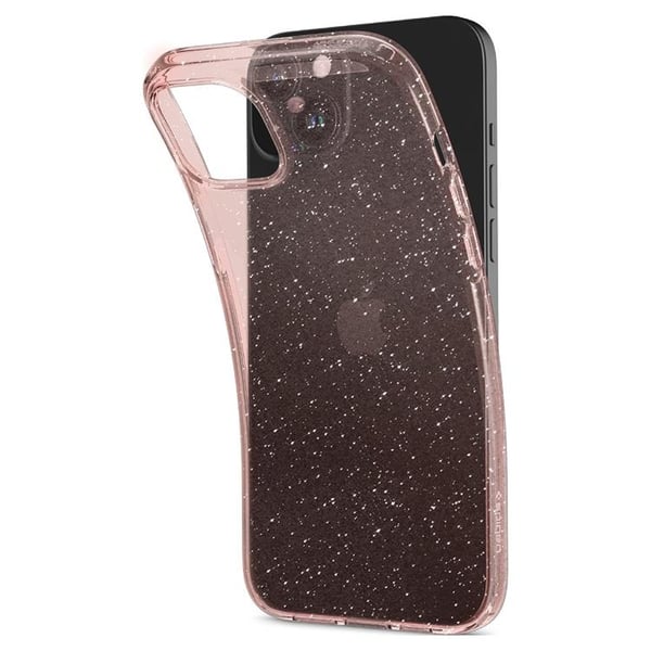 Spigen Mobilskal till iPhone 15 Plus Liquid Crystal - Rosa