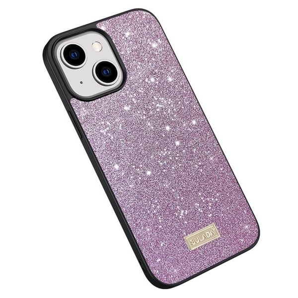 SULADA Mobilskal till iPhone 15 Plus Glitter Sequins - Lila