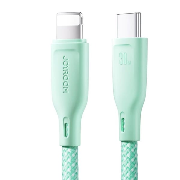 Joyroom USB-A till Lightning kabel Multi-Color 3A 1m - Svart