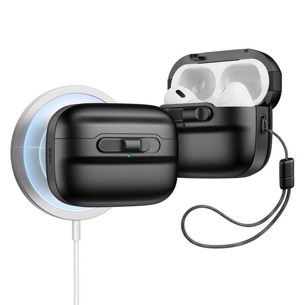 ESR Airpods Pro 1/2 Etui Magsafe Pulse Halolock - Sort