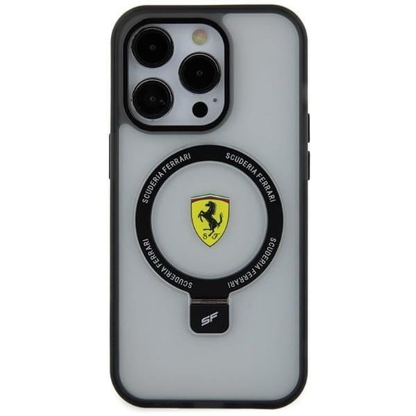 Ferrari Mobilskal till iPhone 15 Pro Magsafe Ring Stand 2023 - Clear