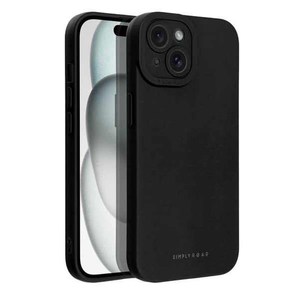 Roar Mobilskal till iPhone 15 Luna - Svart
