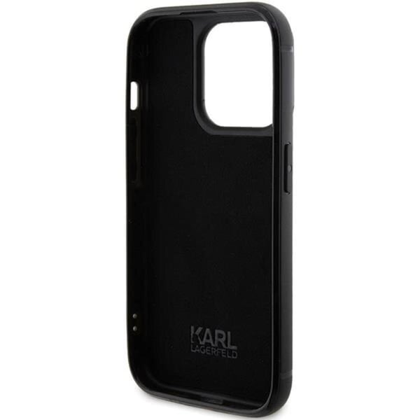 KARL LAGERFELD Mobilskal till iPhone 15 Pro Max Rhinestone Logo