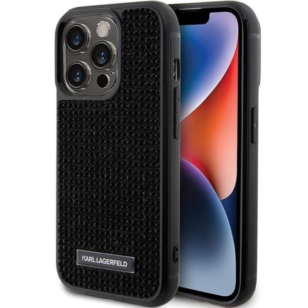 KARL LAGERFELD Mobilskal till iPhone 15 Pro Max Rhinestone Logo