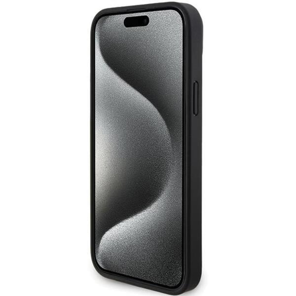 Mercedes Mobilskal till iPhone 15 Plus Magsafe Smooth Läder - Svart